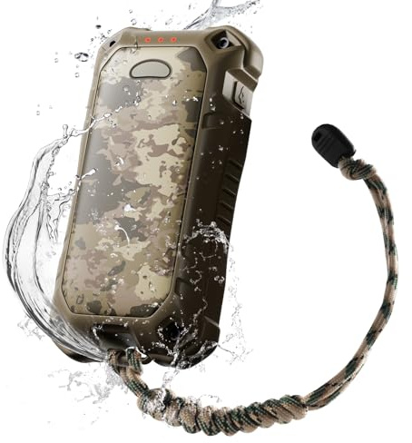OCOOPA UT4 Extreme Calentador de Manos Recargable, 10000 mAh PD Carga Rápida Calienta Manos Eléctrico, IP56 Impermeable, Banco de Energía USB con Linterna, Calefacción de 16 Horas, Exterior, Viajar