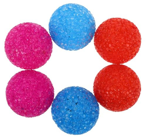 TOGEVAL 6stücke Katzenballglocke Spielzeug Für Kätzchen Pet Katze Ball Mit Glocken Übung Chase Spielzeug Für Katzen Fördert Neugier Und Bewegung