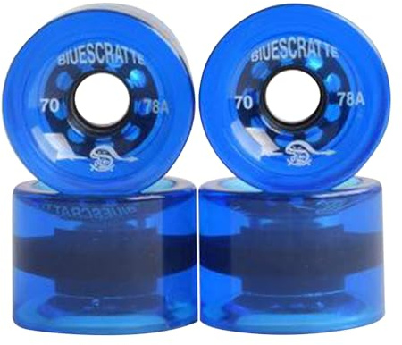 Lot de 4 roues de skateboard 70 x 51 mm pour longboard 78A PU Coussin Roue pour remplacement de roue de longboard