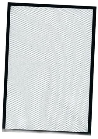 AlluraPet Couvercle en maille transparente pour aquarium avec protection anti-saut sur le dessus de l'écran de protection à monter soi-même en caoutchouc polyester PP - 60 x 45 cm