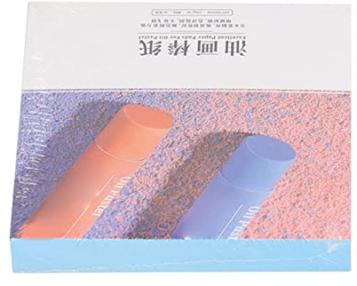 HEEPDD Bloc de Papier Pastel à l'huile, Pâte de Bois Pure, Papier de Peinture à Haute Adhérence pour Aquarelle et Acrylique, Idéal pour les Artistes et les étudiants, 3,9 X 3,9 Pouces