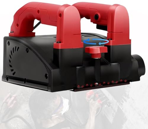 Electric Wall Planing Machine, Concrete Shovel Wall Machine, Handheld Powerful Power Wall Scraper Planner, 0.04-0.16in Adjustable Planing Depth for Walls Ceilings Floors Plaster Cementknife
