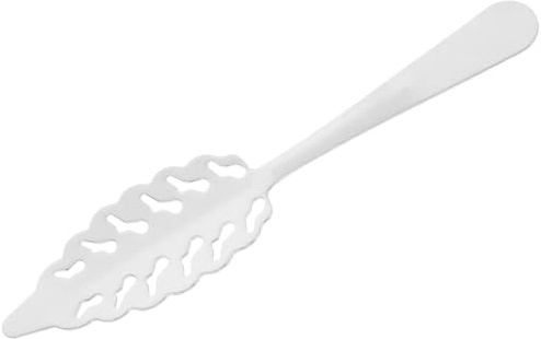 SECFOU Cucchiaio per Assenzio in Acciaio Inossidabile con Design Raffinato e Foro Cavo, Accessorio Pratico per Filtrare lo Straining, per Bar e Casa