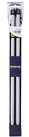 Korbond - Aiguilles à Tricoter en Plastique de 10 mm x 35 cm