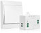 GreenSun Funkschalter Licht Set Funk Lichtschalter - Wandschalter Funkschalter 230v Funk Lichtschalter Lichtschalter Funk Funk-lichtschalter Funk Schalter 230v Funk Schalter Funkschalter Set (FS1+1)