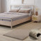 MY-RUG Shaggy Star kuscheliger Langflor Teppich, Rutschhemmende Unterseite, extra Langer Hochflor 37 mm, Pflegeleicht, Super Soft, Felloptik, beige, Läufer 200 x 80 cm