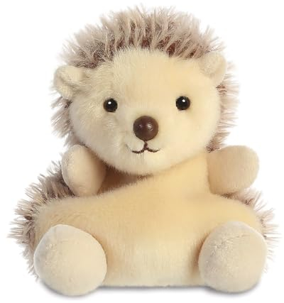 Aurora Palm Pals, Hedgie The Hedgehog Soft Toy,for ages 0+, 33470, 5 inches, Brown