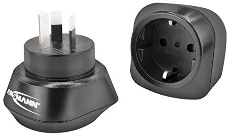 ANSMANN Adaptador de Viaje UE a AU (1 PCE) - Adaptador de Viaje de Europa a Australia para más de 20 países - Adaptador Universal para Dispositivos de MAX. 10 A