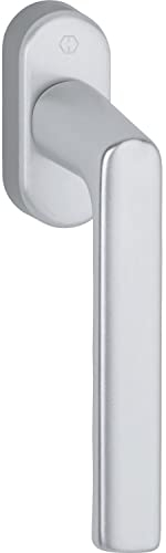 HOPPE 11949302 Fenstergriff Hamburg, Aluminium Silber eloxiert,