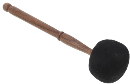 TOYANDONA Martillo De Cuenco Con Sonido De Buda Delantero Del Del Cuenco De Canto Cuenco De Sonido Tibetano Baquetas De Pan De Mano De Cuenco De Cristal Vara Manual De Madera