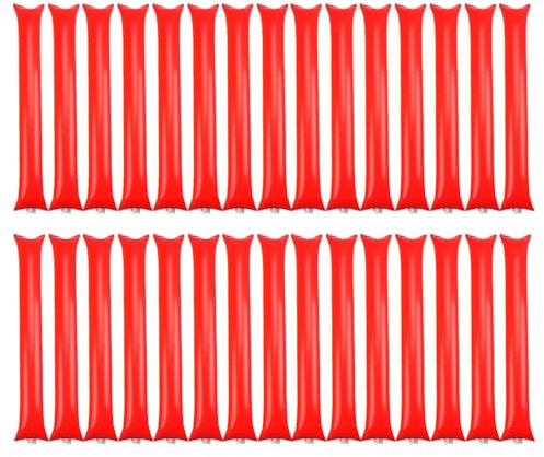 30 Pieces Of Balloon Inflatable Sticks, Thickened Cheering Sticks, Cheering Sticks, Balloon Patting Sticks, Cheering Sticks, Suitable For Sports Events And Cheerleading Teams
