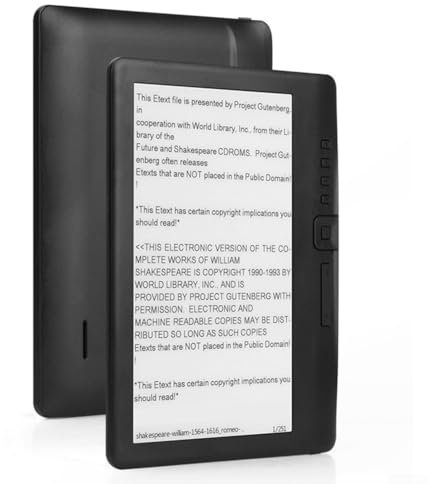Hasaller EBook Reader HD EReader 7 pollici a colori lettore di e-book touch screen lettore LCD portatile e-book reader foto lettura libri digitali portatile eBook Lettore digitale portatile (8 GB)