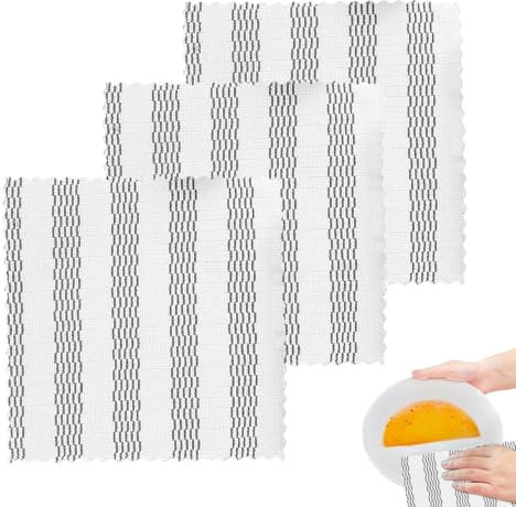 Tewzafiya Paño Multiusos | Paños Lavables para El Polvo Y Limpieza del Hogar - Trapo Lavable de Secado Rápido para Baño Salón Muebles Electrodomésticos