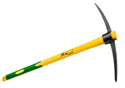 Ribiland Pioche 2,5 kg avec Manche en Caoutchouc 91 cm projtpi25