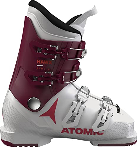 ATOMIC HAWX Mädchen 4 Weiß/Beere Skischuhe, White Berry, 41 EU