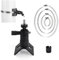 Universelle Masthalterung, Kamera Halterung, Camera Pole, Wandhalterung, Außenkamera, für Überwachungskamera, anwendbarer Rohrdurchmesser Größe 30 mm - 200 mm ( Schwarz)