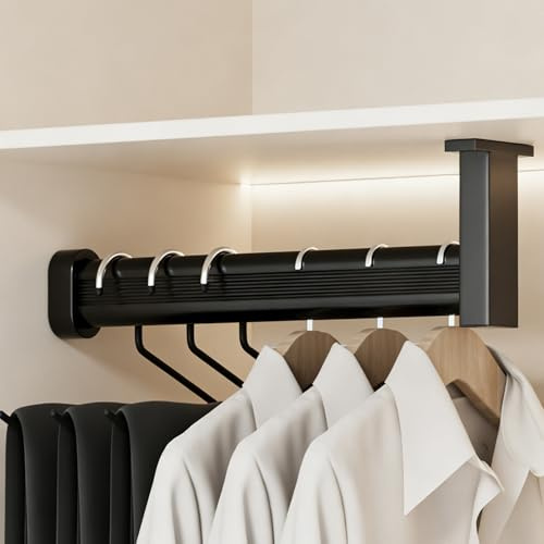 Ampolliera Sotto Pensile, Barra Appendiabiti A Forma Di U/L, Elevata Capacità Di Carico, Per Uso Domestico, Guardaroba, Ufficio(L-style,15cm/6in)