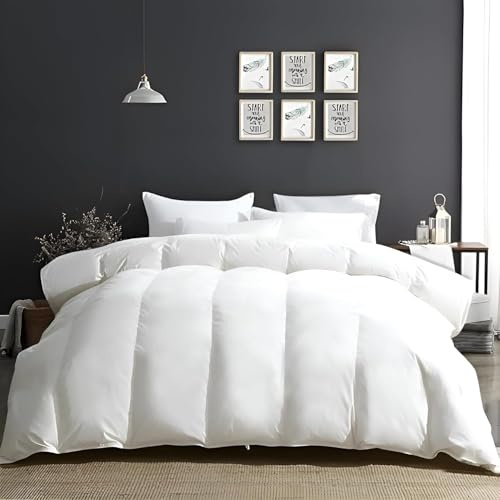 MH Home Double Duvet, All Year Round Coverless Duvet, Microfiber Soft Breathable, Ideal for Summer & Winter, Machine Washable (7.5 Tog - King)
