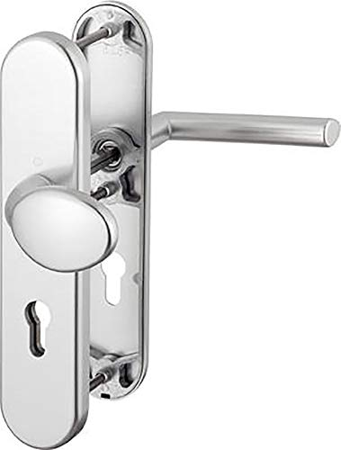 Hoppe 3666537 Schutzbeschlag Stockholm ES1 76G/3331/3440/1140, Pz 72mm, TS 42-47mm Stift 8mm, LM F1 elox