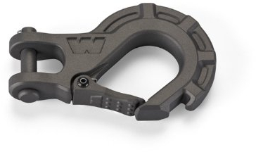 WARN 92089 Epic 0,8 cm Stahl-Windenhaken, 2,5 Tonnen Kapazität, schwarz