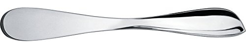 Alessi eat.it Dessertkniv i stål AISI 420 spegelpolerad, silver, 20,5x5,5x2,7 cm