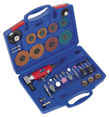 Sealey Gsa674K Generation Air Angle Die Grinder/Sander Kit 42Pc