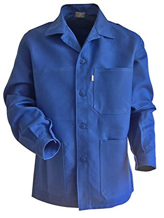 LMA 200241 PLANTOIR Veste à Boutons Col Chevalier, Bleu Bugatti, Taille 5