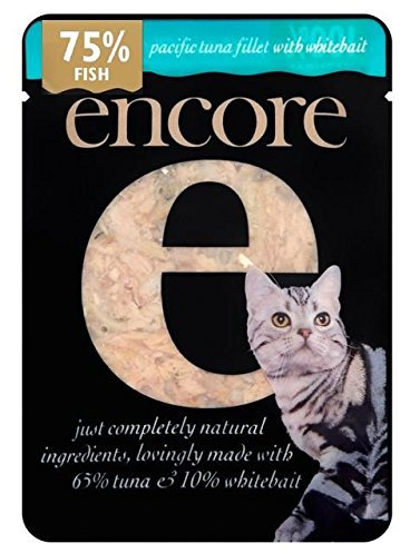 Zugabe Katze Beutel Thunfisch & Whitebait 70G (Packung mit 4)