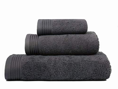 framsohn Badetuch 'Premium' 100 x 150 cm Anthrazit - Grau