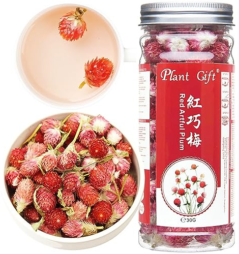 Plant Gift 100% Pure Red Artful Plum Tea 红巧梅, For Tea & DIY 30g/1.05oz