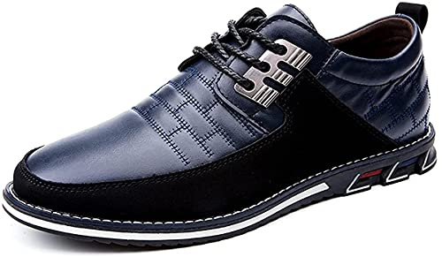 Hommes Cuir Chaussures Décontractées Bureau de Conduite Marche Chaussures à Lacets Affaires Oxford Chaussures Moccasin Respirant et Luxueux