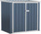 Outsunny 5ft x 3ft Garden 2-Bin Steel Storage Shed, Double Rubbish Storage Shed, Hide Dustbin w/Locking Doors and Openable Lid
