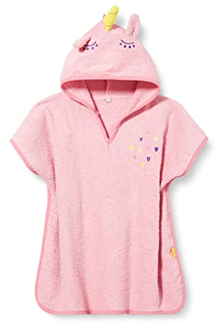 Playshoes Unisex Kinder Frottee-poncho Bademantel Handtuch, Einhorn, L Ab Ca. 4 Jahre EU