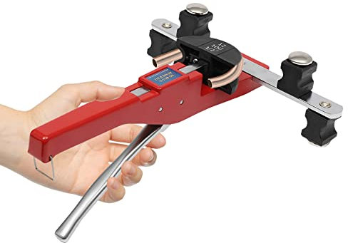 Curvatrice manuale per tubi con set di piegatura CT-999F 90° piegatrice per tubi 6-22 mm rosso