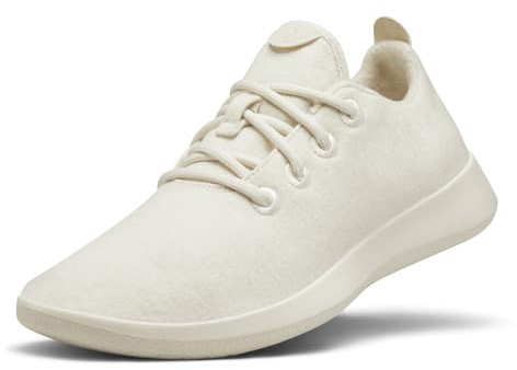 Allbirds Damen Wool Runner Sneaker, Naturweiß (cremefarbene Sohle), 42 EU