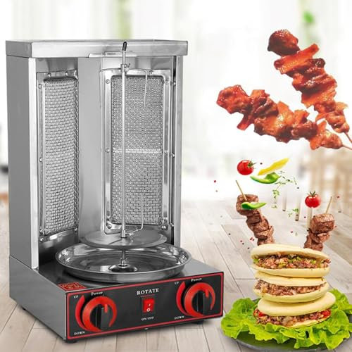 Vertikal rotisserieugn, multifunktionsledare, grillkamin, för kommersiella, hemkök