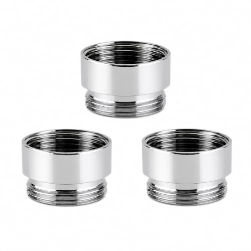 Fortunix 3PCS M22 to M22 Faucet Adapter, Internal External Thread Converter | Faucet Aerator for Kitchen Sink, Hose Adapter for Kitchen Tap, Tap Hose Adapter Connector, Thread Pipe Fitting