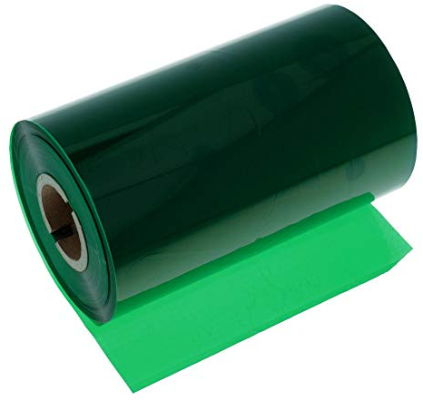 Labelident Thermotransfer Farbband - 110 mm x 300 m - Color Wachs/Harz Farbband grün, 1 Rolle/n, 25 mm Kern, Außenwicklung, Thermotransferfolie für beschichtete Papieretiketten