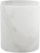 Spirella Universaldose Sana Kosmetikdose, Wattedose, Aufbewahrung Bad, 10,2 x 12 cm, Marmor, Weiß, One Size