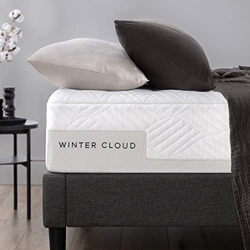 Zinus Winter Cloud Materasso in memory foam | Materasso adattabile a 7 zone | 140 x 190 cm | Altezza 30 cm | Materasso arrotolabile | OEKO-TEX