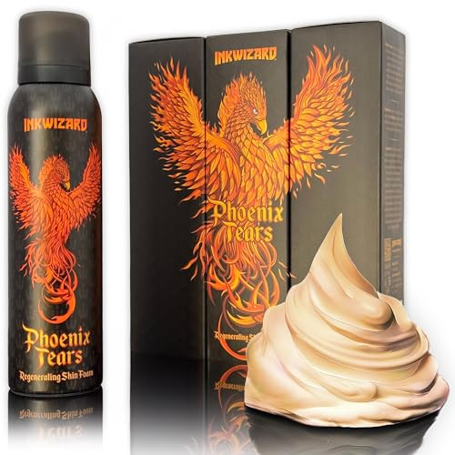 Phoenix Tears Tattoo Aftercare Cream, hudläkande och färgförbättring, efter solvård, tatuering vårdskräm, panthenol, apelsinskal doft