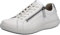 Josef Seibel Damen Low-Top Sneaker Megan 01,Weite G (Normal),Wechselfußbett,schnürschuhe,schnürer,Business,Weiss-Silber,36 EU