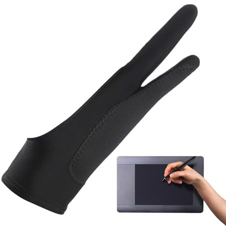 Guanti da disegno, guanti da , accessori da disegno, guanti da disegno per tablet, guanti da respingimento del palmo della mano, guanti artistici traspiranti, guanto da disegno per mano destra