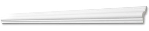 DECOSA Cimaise V40 - polystyrène - blanc - 40 mm - longueur 2 m