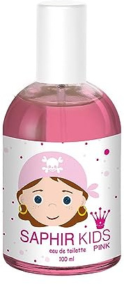 PARFUMS SAPHIR Kids Pink - Eau De Toilette Para Niñas, color Rosa, 100 ml