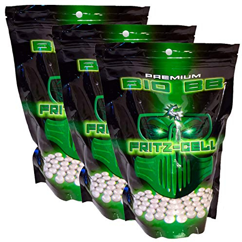 3 x 4000 Airsoft Kugeln BBS Bio 6mm 0,25g 4000 Stück Beutel Premium biologisch abbaubar