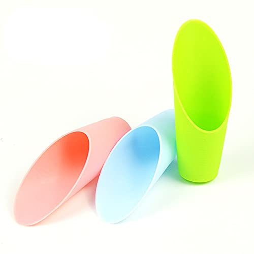 3Pc Plastic Bucket Shovel Colorful Digging Tool Scoops Practical Bucket Shovel Scoops for Gardening Supplies Planting Garden Spade (Random Color)