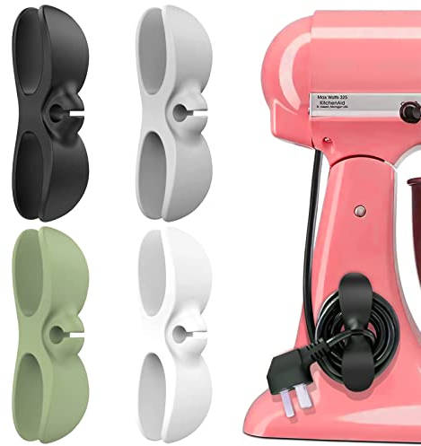 Organizer per Cavi Elettrodomestici, LncBoc 4 Pezzi Organizzatore di Cavi da cucina, cavi per elettrodomestici cord organizer Per frullatori, macchine da caffè, Mixer Tostapane Cooker Air Fryer