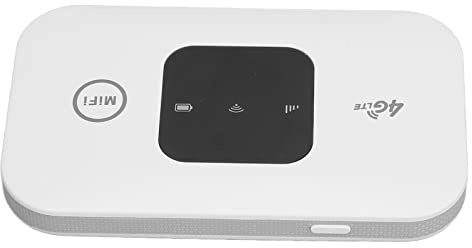 Hotspot Mobile Routeur WiFi 4G Portable Haute Vitesse Prise Multiple pour Jusqu'à 10 Appareils Connexion Internet Rapide Blanc Routery (boitier 4g wifi router portatil sim)
