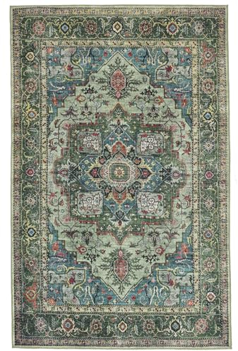 RugVista Georgia Oriental Teppich - Grün Teppich 200x300 Orientteppich